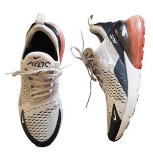 Nike Air Max 270 Light Bone Hot Punch Sneakers Sz Men's 8.5